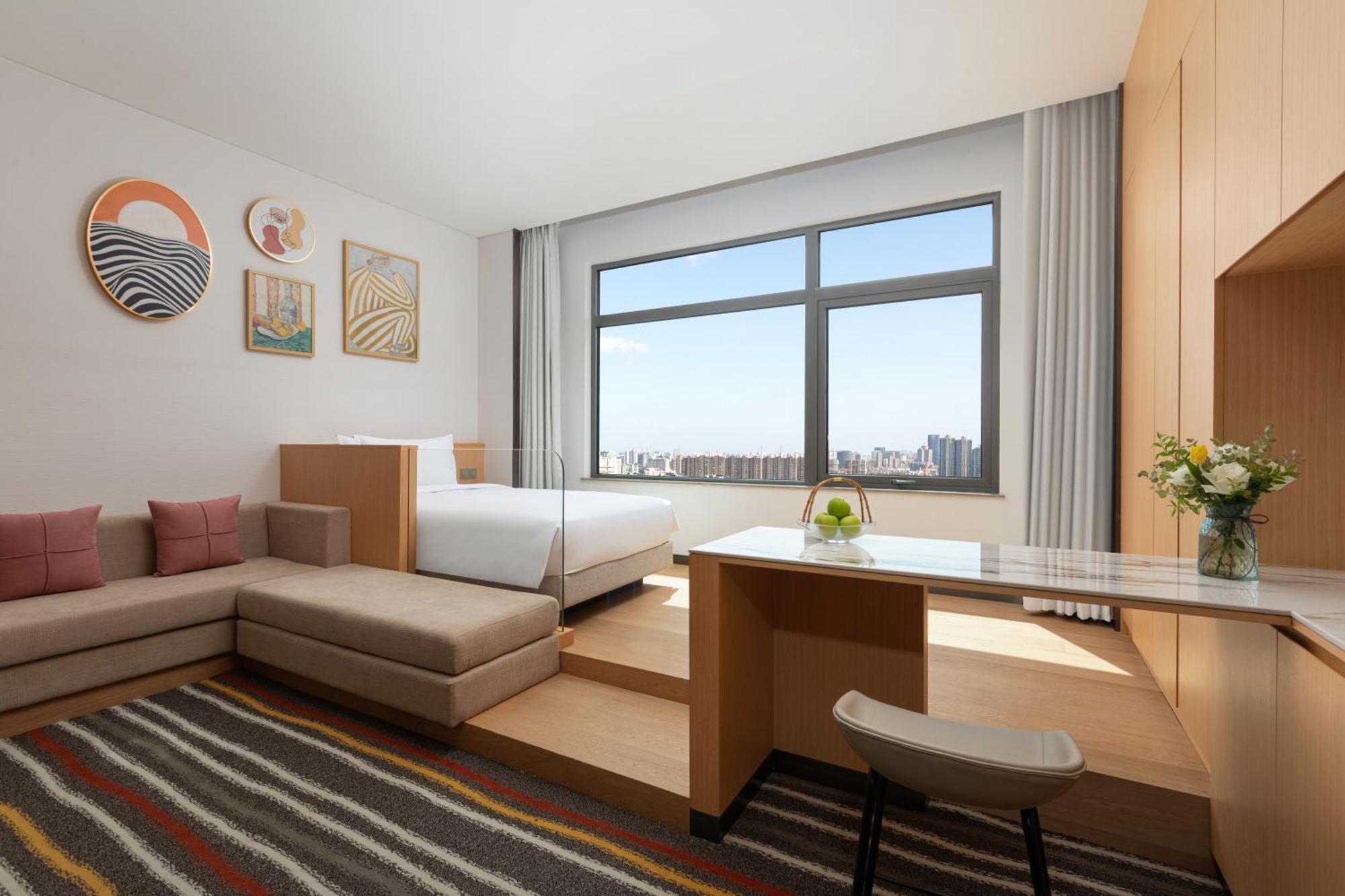 Fraser Place Wujiaochang Shanghai - Adjoin Business Center, Free Minibar Exterior photo